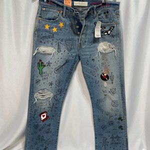 Levis Limited Edition 501 XX Day Celebration Jeans 33x30